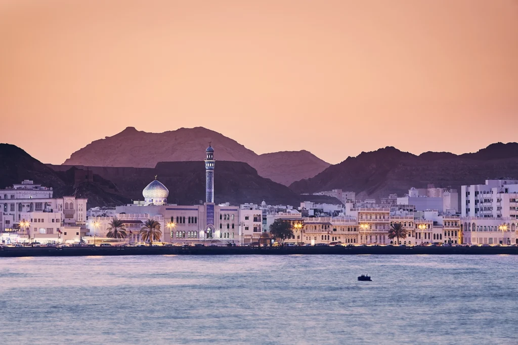 cityscape-view-of-muscat-city-at-golden-sunset-oman